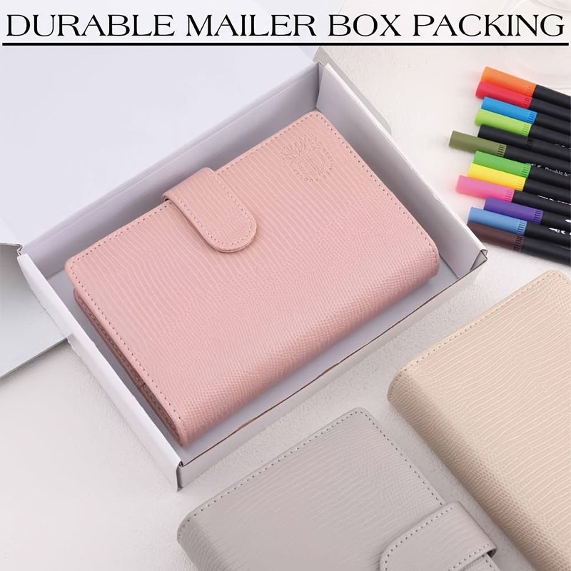 Grey A6 Budget Binder With 8 Envelopes Money Organization System - Image 4