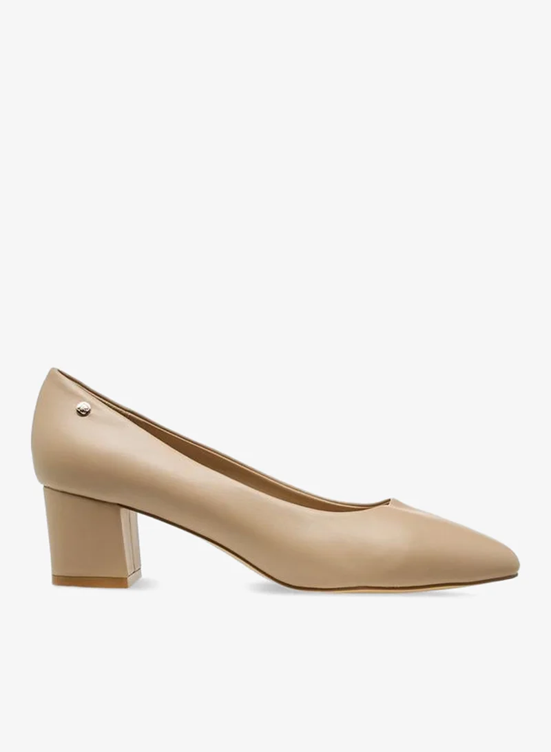 Flora Bella By Shoexpress Flora Bella Women Pointed Toe Block Heel Pumps
