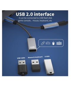 SYOSI USB C to USB Adapter OTG and Charger Cable 2 in 1 USB-C Splitter with PD 60W Fast Charging Type C OTG and USB A Female Port Compatible for Chromecast Google TV iPad Pro  - Image 4