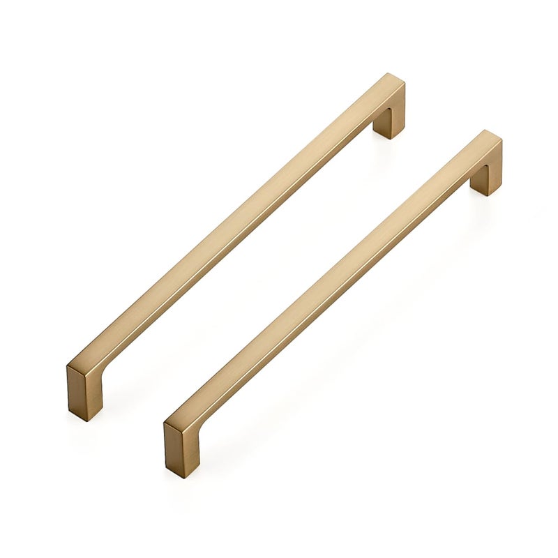 Ravinte 5 Pack Solid 7-1/2 Inch Square Cabinet Handles - Champagne Bronze Pulls for Drawers and Kitchen Cabinets - Hardware Handles - Image 1