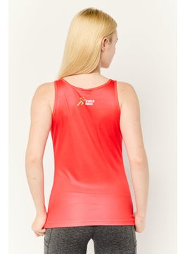 Adidas Women Sportswear Fit Sleeveless Outdoor Jersey, Red  - Image 4