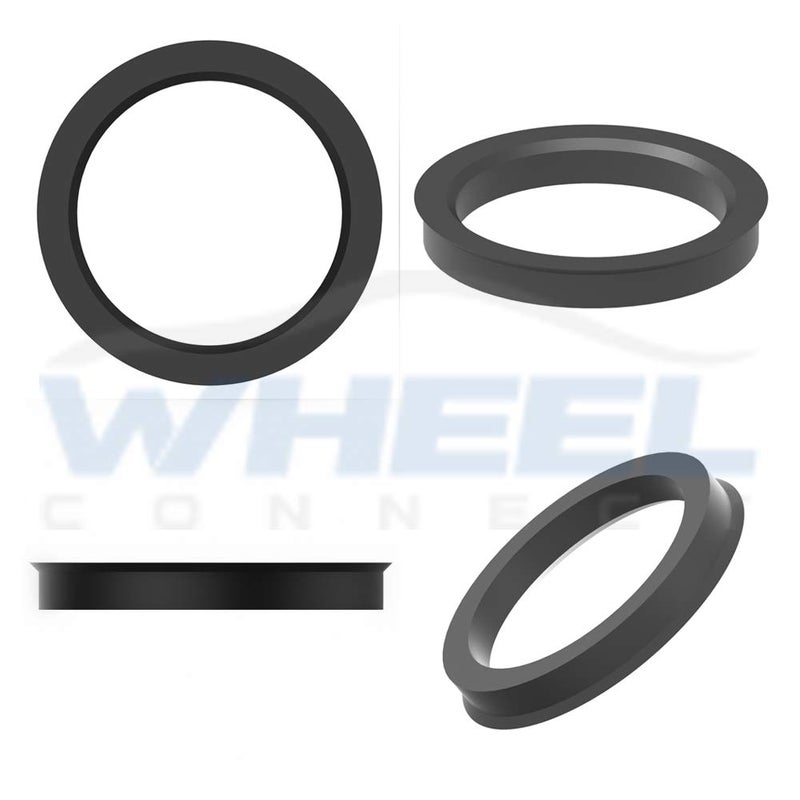 WHEEL CONNECT Hub Centric Rings, 73.1 to 70.5, Set of 4, ABS Plastic Hubrings, O.D:73.1-I.D:70.5mm. P - Image 2