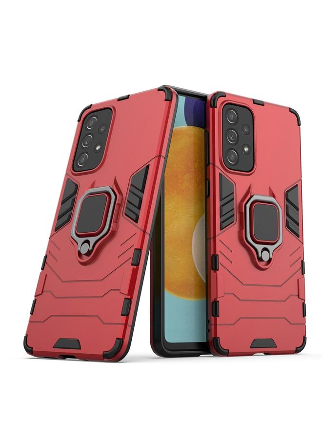 S-TOP Case For Samsung Galaxy A73 5G PC + TPU Phone Case with Magnetic Ring Holder - Image 1