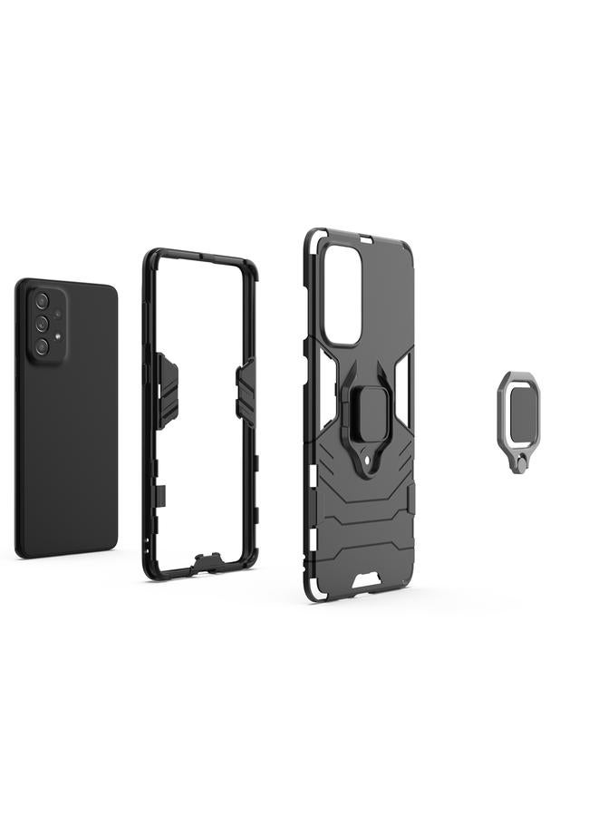 S-TOP Case For Samsung Galaxy A73 5G PC + TPU Phone Case with Magnetic Ring Holder - Image 5