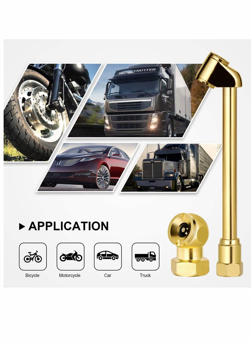 Excefore 2 Way Connection Heavy Duty Air Chuck Set-1/4 Inch Female NPT Closed Ball tire Chuck, Dual Head and Standard Male Quick Plug, Tire Fill Kit for Inflator Gauge Compressor  - Image 2