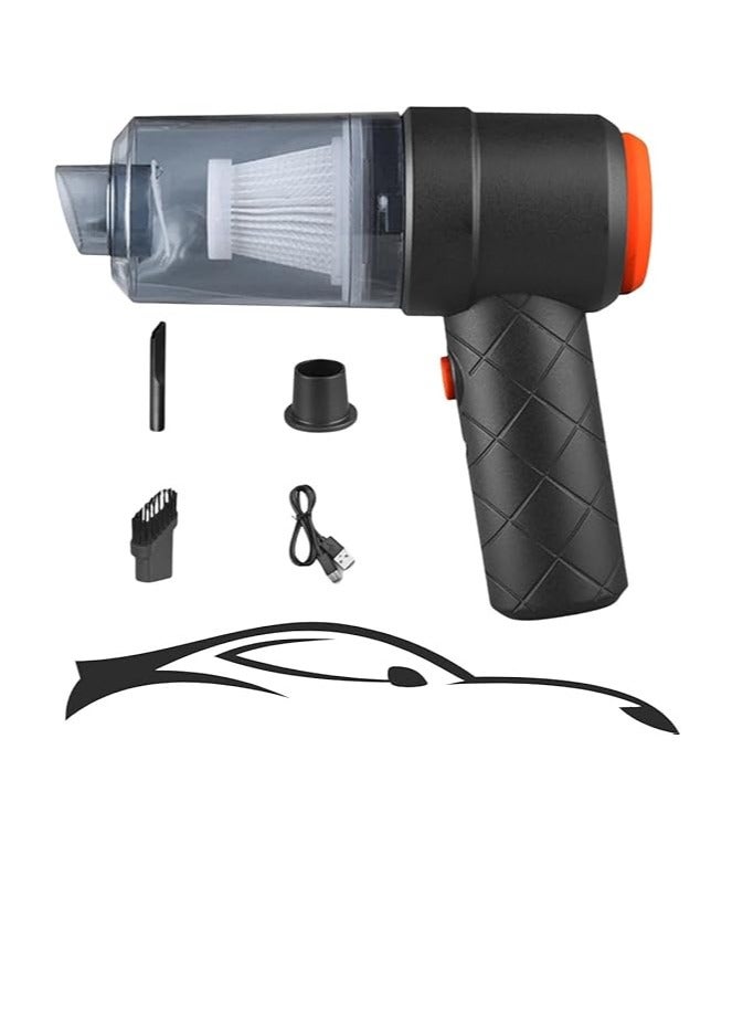 Portable Mini 2-in-1 Home and Car Vacuum Cleaner, AM-2037 - Image 1