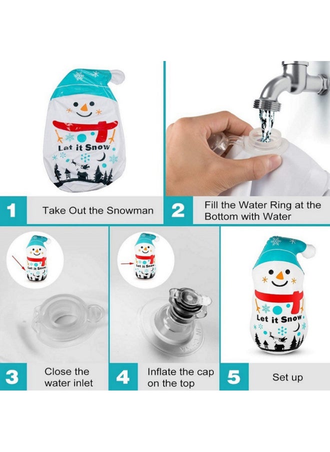 Supply PVC Inflatable Snowman Tumbler Indoor And Outdoor Scene Layout Props Blowing Cartoon Shape-Specifications:110*60cm  - Image 4