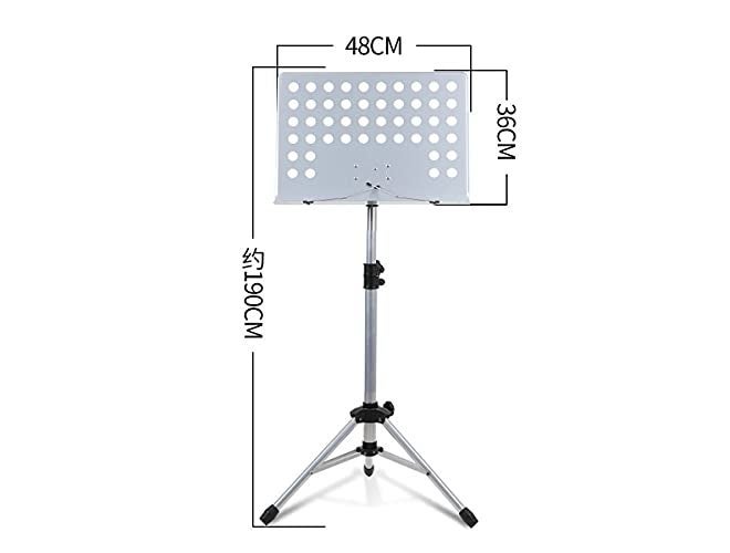 Belear A-7 White Notation Stand, Height Adjustment, Music Lyrics Stand - Image 2