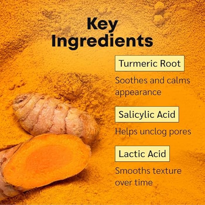 Well's Oil Turmeric Facial Cleanser | Turmeric Face Wash with Brush | Foaming Facial Cleanser for All Skin Types | 3.4 fl. oz. - Image 3