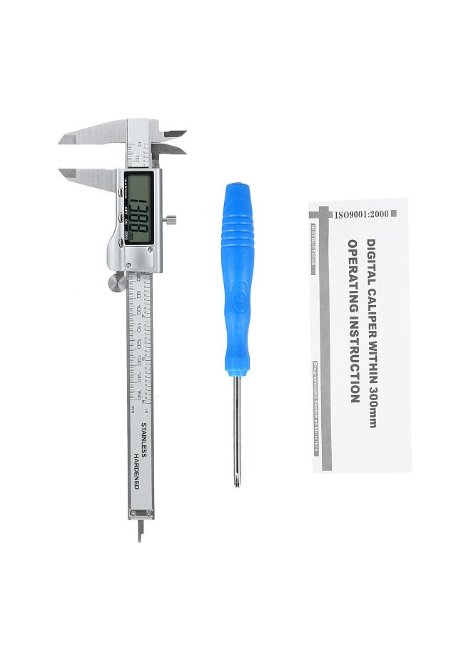 Generic Digital Caliper Vernier Caliper 6 Inch/150 mm Measuring Tool with Stainless Steel Electronic Micrometer Caliper  - Image 2