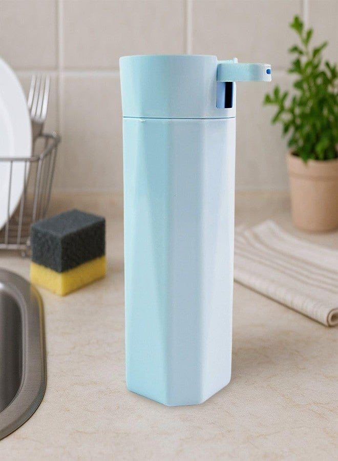 Aider Soap Dispenser – Refillable Liquid Soap Pump Bottle | Modern Bathroom & Kitchen Countertop Accessory (300 ML) - Image 5