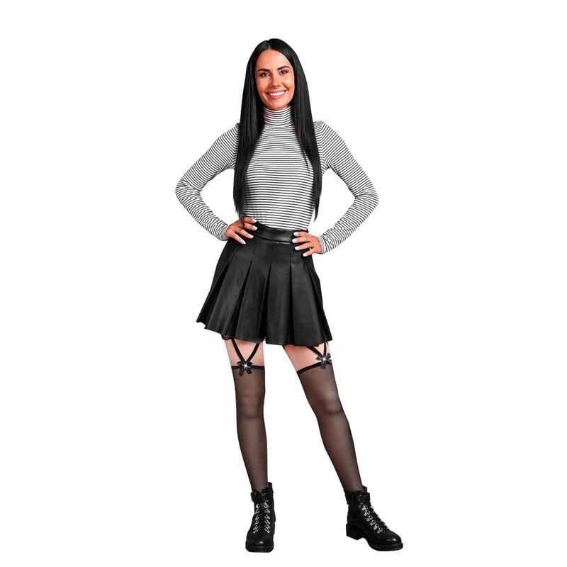 SOLARAE Bow Thigh High Socks 2 Pairs Lace Hold up Stockings Women's Suspender Stockings for Cosplay Costumes Daily Favors - Image 4