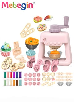 MEBEGIN Multi-colored Ice Cream Making Set, DIY Playdough Set with 12 Colors of Clay and 28PCS Accessories, Fun Non-toxic Clay Modelling Kit, Creative Cook Set for Kids, Fun Play House Toys, Ideal Children's Gift, 11*8.5*15cm  - Image 2