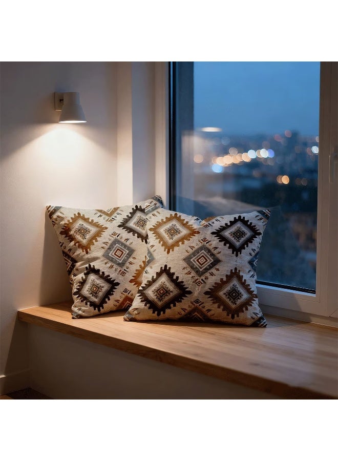 موان كوشن مودرن 45×45 سم - غطاء مخدة ديكور للانتريه والريسبشن وغرف المعيشة - Image 4