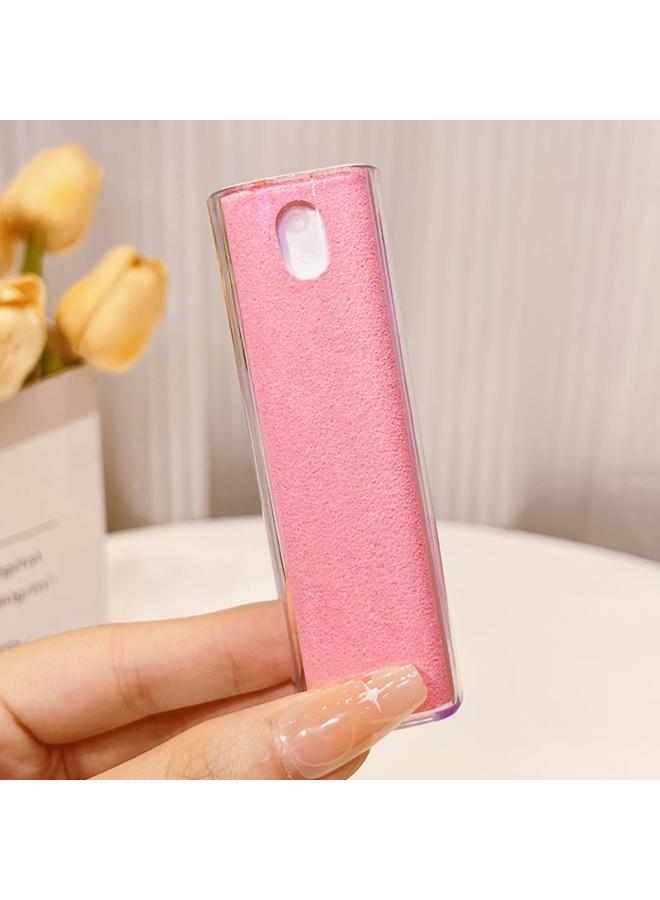 قطعة أثرية لتنظيف شاشة الهاتف المحمول، رذاذ محمول يمسح محلول تنظيف شاشة الكمبيوتر اللوحي الكرتوني اللطيف - اللون: وردي، منظف شاشة متين - Image 1