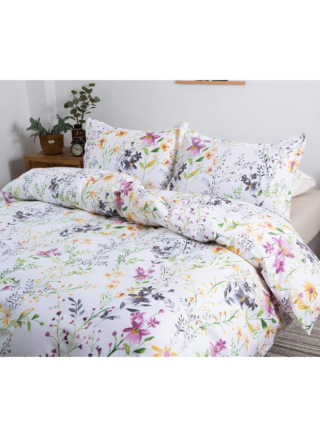 Eikei Windflower Bedding Bloomfield Floral Duvet Cover 3pc Set - Image 3