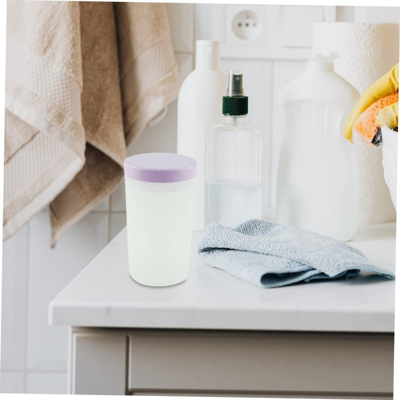 3Pcs Nail Brush Holder Pen Washing Cup Set Lightweight Safe Design For Home Use - Image 5