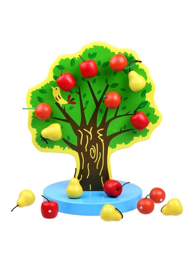 Diy Wooden Apple Tree Toy 10x10x10cm - Image 1