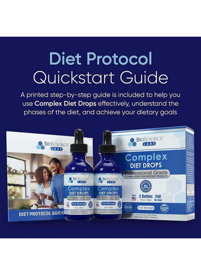 BioSource Labs Complex Diet Drops - Best Natural Drops for Men and Women (2 Bottle Pack) - 60 Day Supply - Image 2