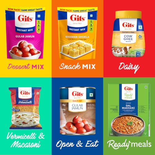 Gits Instant Rice Idli Breakfast Mix,Makes 90 Rice Idlis, Pure Veg, Authentic South Indian Breakfast Recipe, 1Kg - Image 5