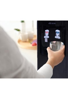 W.BOX Water Dispenser with 2 Taps - Cold/Hot - 20 Liters - Black - KWD708  - Image 3