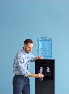 W.BOX Water Dispenser with 2 Taps - Cold/Hot - 20 Liters - Black - KWD708  - Image 4