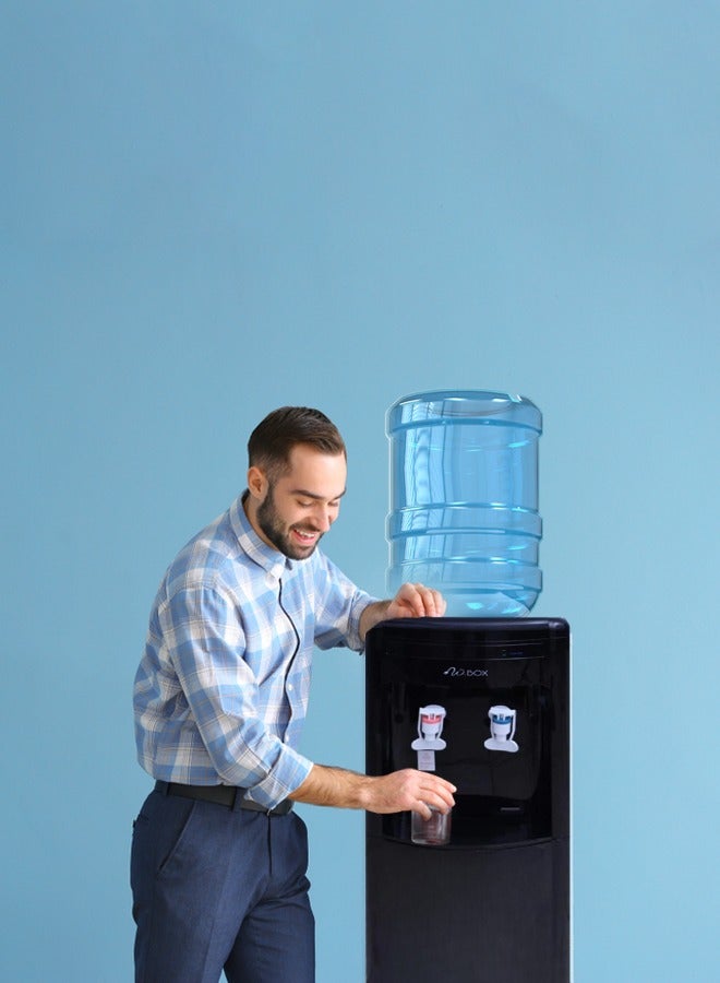 دبليو بوكس مبرد مياه 2 صنبور - بارد/ساخن - 20 لتر - أسود - KWD708 - Image 4