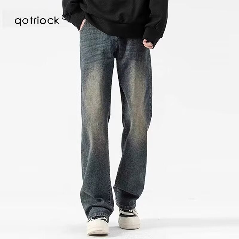 Unisex Classic Denim Jeans Loose Fit Daily Outdoor Wear - Image 4