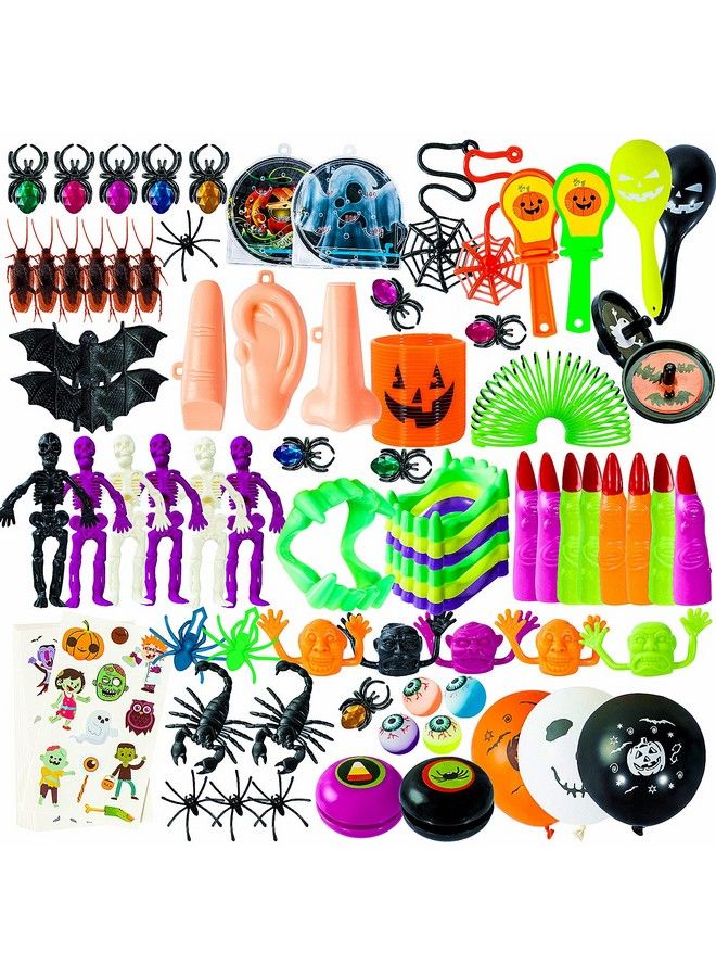 Max Fun مجموعة ألعاب هالوين مكونة من 122 قطعة للأطفال - هدايا حفلات هالوين ومكافآت صندوق الألعاب (عشوائي) - Image 1