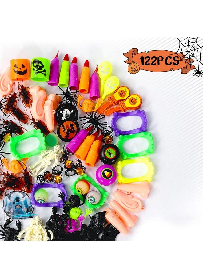 Max Fun مجموعة ألعاب هالوين مكونة من 122 قطعة للأطفال - هدايا حفلات هالوين ومكافآت صندوق الألعاب (عشوائي) - Image 5