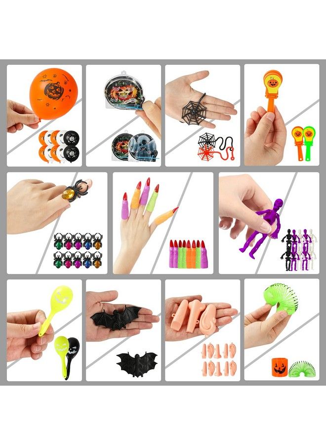 Max Fun مجموعة ألعاب هالوين مكونة من 122 قطعة للأطفال - هدايا حفلات هالوين ومكافآت صندوق الألعاب (عشوائي) - Image 3