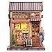 Fsolis Book Nook Kit Japanese DIY Miniature House Kit for Adults Bookshelf Diorama Japan 3D Puzzles Gifts for Women Readers Book Lovers Sakura O Kimono Shop - Image 2