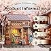 Fsolis Book Nook Kit Japanese DIY Miniature House Kit for Adults Bookshelf Diorama Japan 3D Puzzles Gifts for Women Readers Book Lovers Sakura O Kimono Shop - Image 4