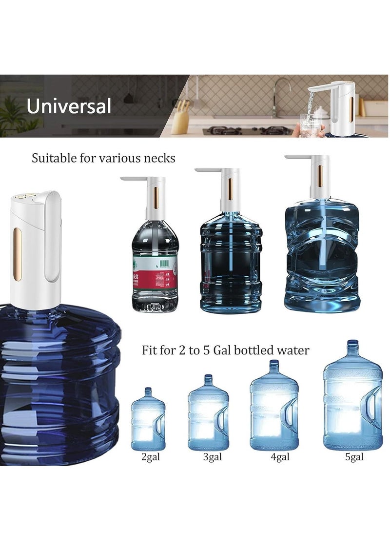 Electric Water Pump, Water Bottle Dispenser, Foldable Automatic Drinking Water Pump, USB Charging Wireless Water Jug Pump, Portable Water Dispenser For Indoor  Outdoor - Image 4