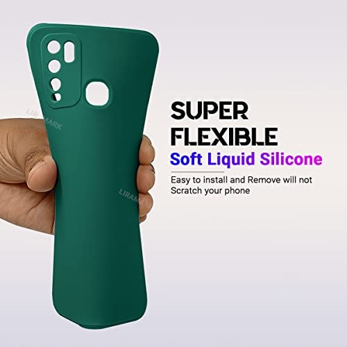 LIRAMARK Silicone Soft Back Cover Case for Vivo Y50 / Y30 (Silicone Green) - Image 4