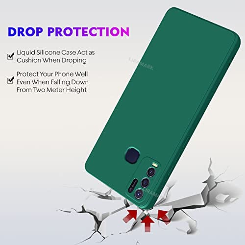 LIRAMARK Silicone Soft Back Cover Case for Vivo Y50 / Y30 (Silicone Green) - Image 5