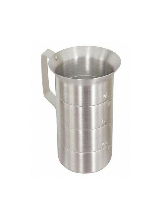 Crestware 2-Quart Aluminum Liquid Measures - Image 2