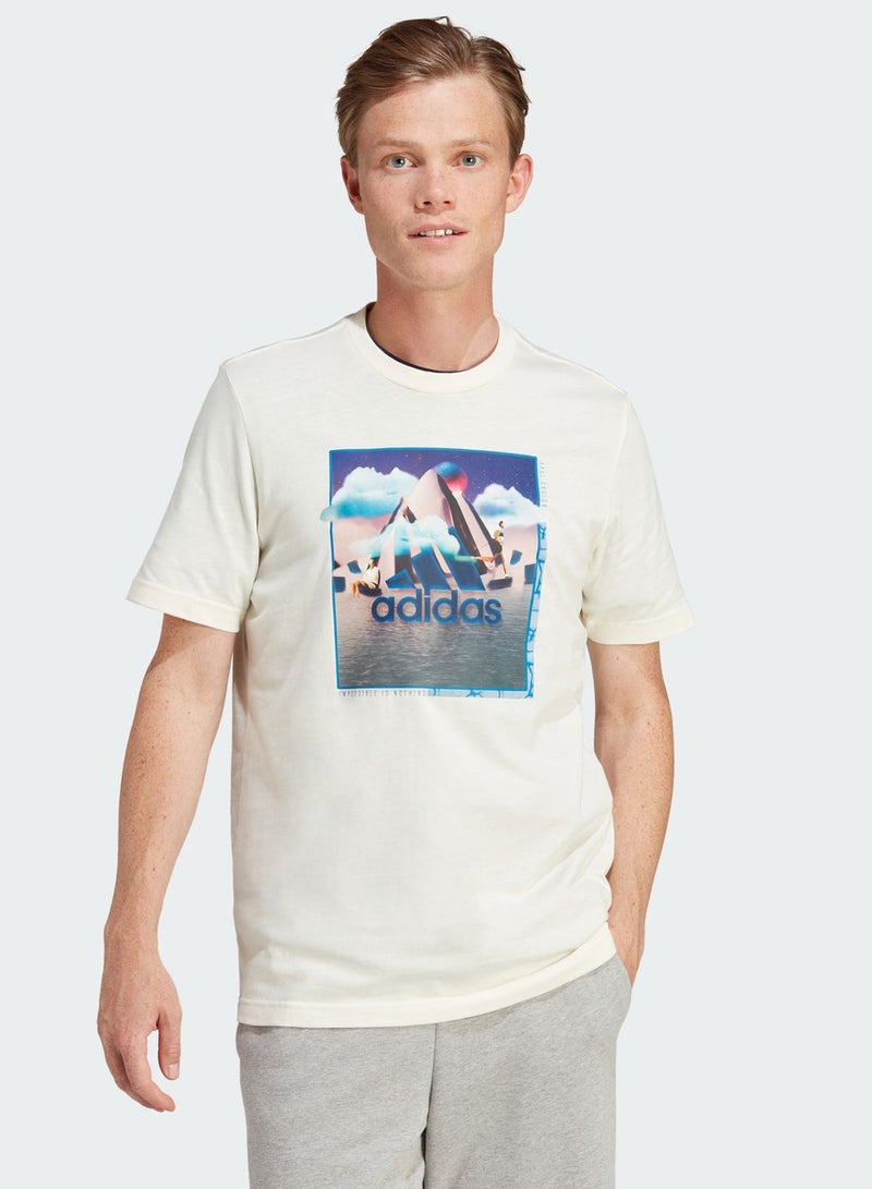 اديداس تيشيرت لاند سكيب بادج اوف سبورت - Image 1