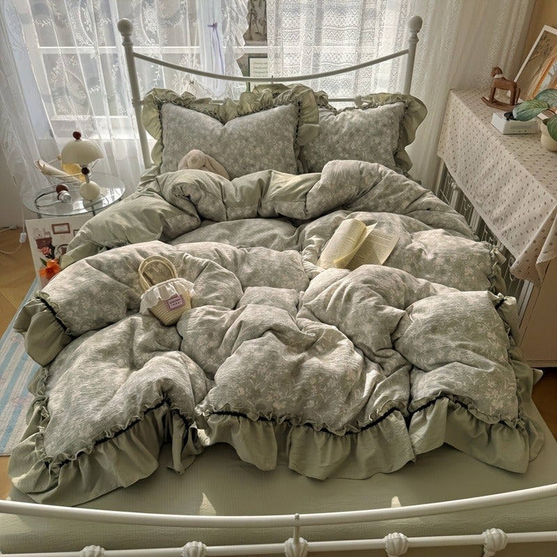 1pc Duvet Cover Fragrant Lemon Zipper Duvet Cover, Duvet Cover Solely, Machine Washable Duvet Cover for Home, 150*200Cm 180*220Cm 200*230Cm - Image 1