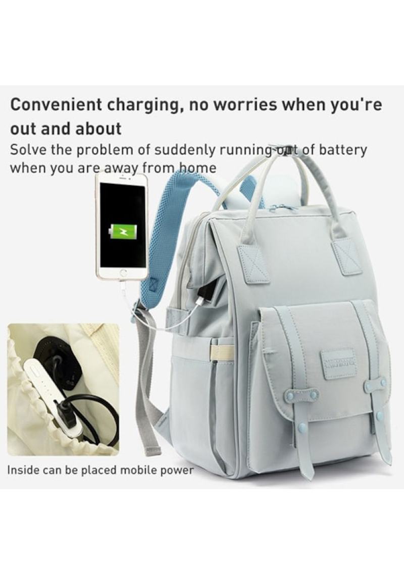 Multi-functional mommy bag large capacity out mother and baby bag Multi-functional backpacks - Image 3
