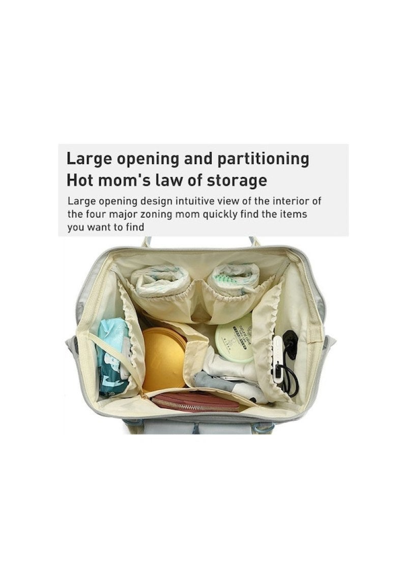 Multi-functional mommy bag large capacity out mother and baby bag Multi-functional backpacks - Image 4