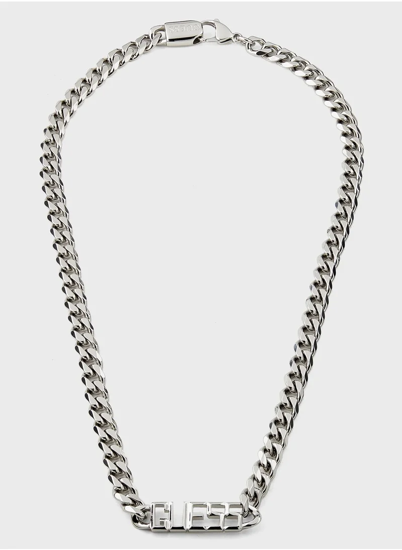 GUESS Logo 7Mm Chain Necklace