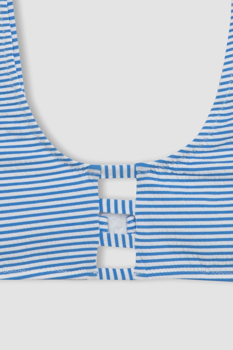 DeFacto Blue Girl Girl Striped 2 Piece Bikini Set Casual - Image 4