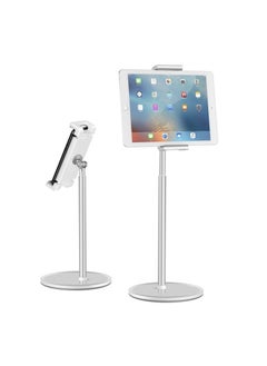 upergo UPERGO AP-4H Angle/Height Adjustable Aluminum Alloy Desktop, Tablet & Phone Holder, Bracket Stand – Silver  - Image 2