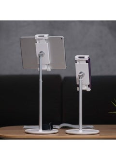 upergo UPERGO AP-4H Angle/Height Adjustable Aluminum Alloy Desktop, Tablet & Phone Holder, Bracket Stand – Silver  - Image 3