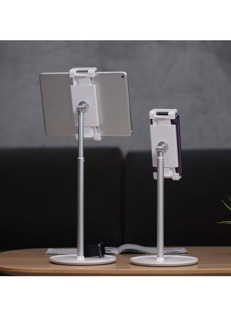 upergo UPERGO AP-4H Angle/Height Adjustable Aluminum Alloy Desktop, Tablet & Phone Holder, Bracket Stand – Silver  - Image 3