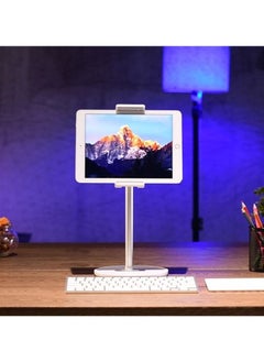 upergo UPERGO AP-4H Angle/Height Adjustable Aluminum Alloy Desktop, Tablet & Phone Holder, Bracket Stand – Silver  - Image 4