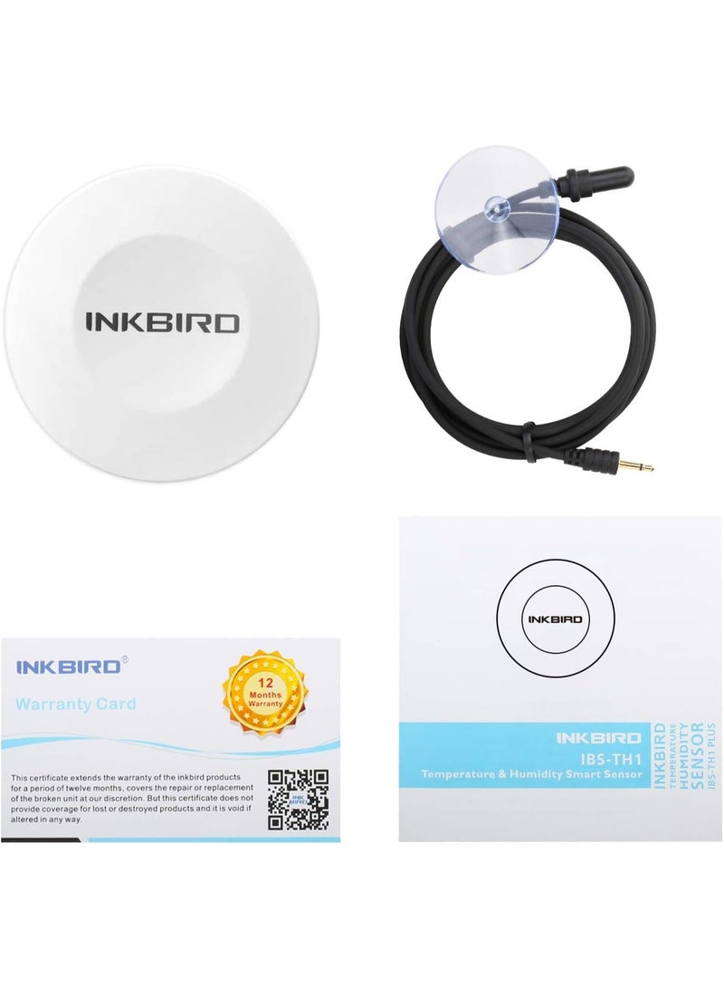 إنك بيرد انك بيرد ميزان حرارة مائي بتقنية البلوتوث لحوض السمك IBS-TH1 من انكبيرد ميزان مائي حساس لدرجة الحرارة والرطوبة بحواض السمك وللمزارع السمكية - Image 1