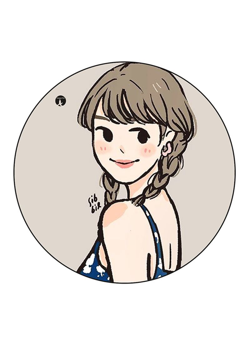 RKN Girl Printed Fridge Magnet Multicolour - Image 1