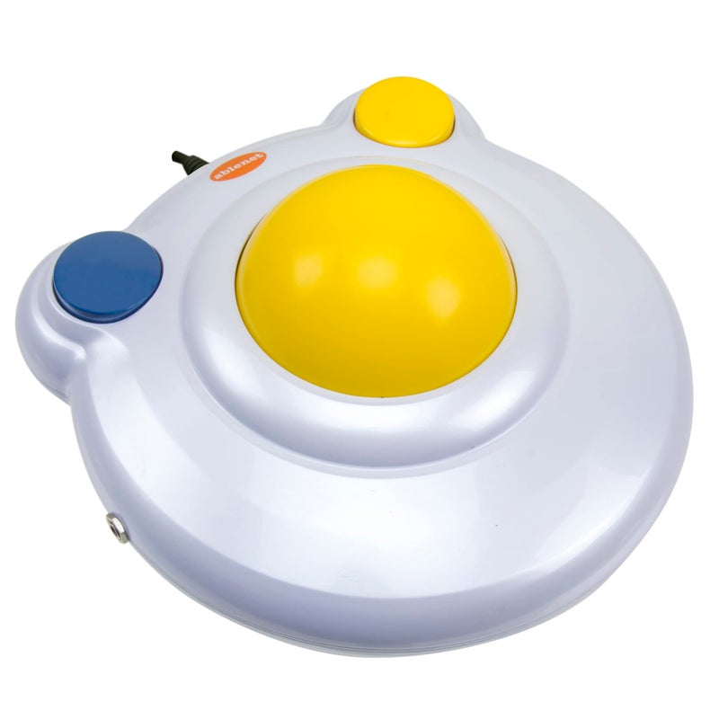 AbleNet BIGtrack 2 Trackball - Adaptive Mouse for Special Needs and Users Who Lack Fine Motor Skills - Big Trackball Mouse with 2 Mouse Buttons for Handicap and Disabled - Product #12000006 - Image 2